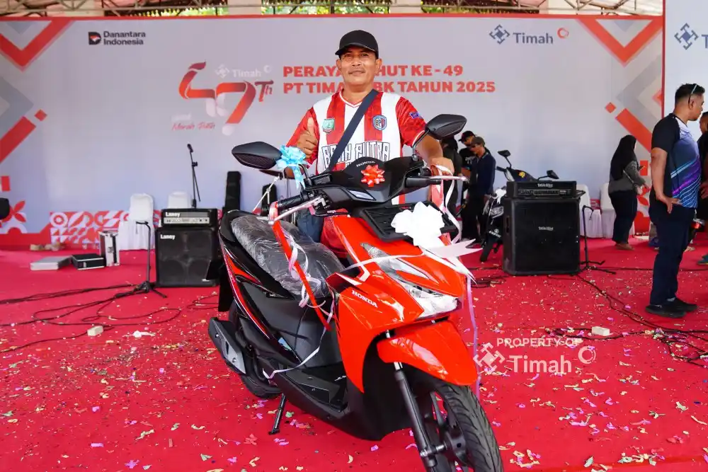 Acara Pekan Sehat Dalam rangka HUT ke 49 PT Timah Tbk di Pantai Nyiur Melambai Desa Lalang Kecamatan Manggar, Kabupaten Belitumg Timur, Minggu (27/7/2025). [Foto: Doc. PT Timah]