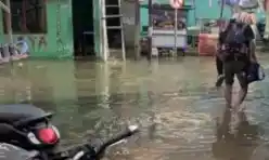 Ilustrasi Banjir Rob di Kelurahan Pluit (Foto: Ist)