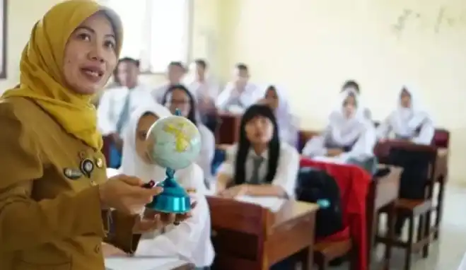 Ilustrasi guru Honorer