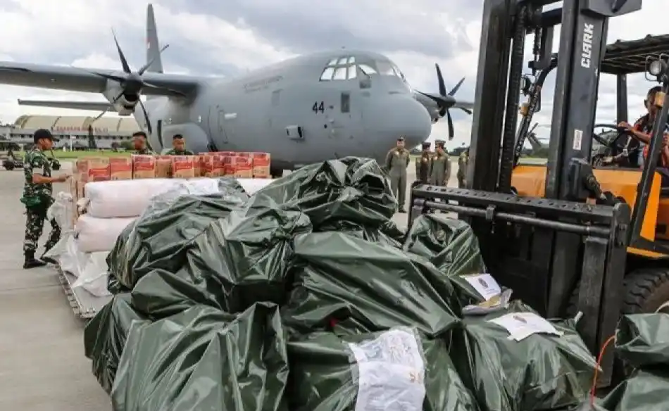 Bantuan Kemanusiaan yang akan dikirim ke Myanmar (Foto: Ist)