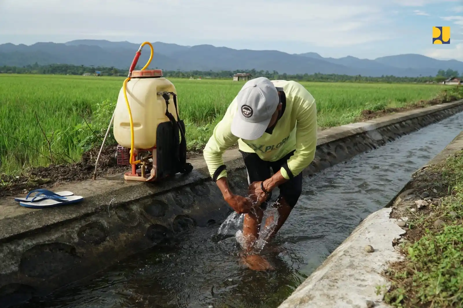 Kementerian PU Rehabilitasi Jaringan Irigasi Akedaga dan Opiyang di Halmahera Timur