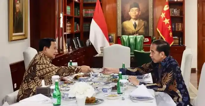 Jokowi Kunjungan ke Kediaman Prabowo (Foto: Repro)