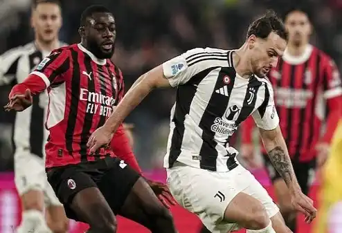 Juventus taklukkan AC Milan 2-0 Liga Italia (Foto: Screenshot)
