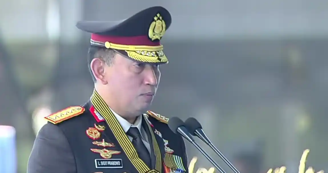 Kapolri Jendral Listyo Sigit Prabowo (Foto: Tangkapan Laya)