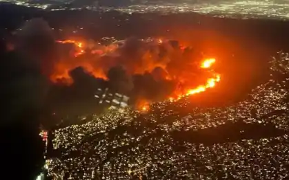 Kebakaran Los Angeles [Foto: Ist]