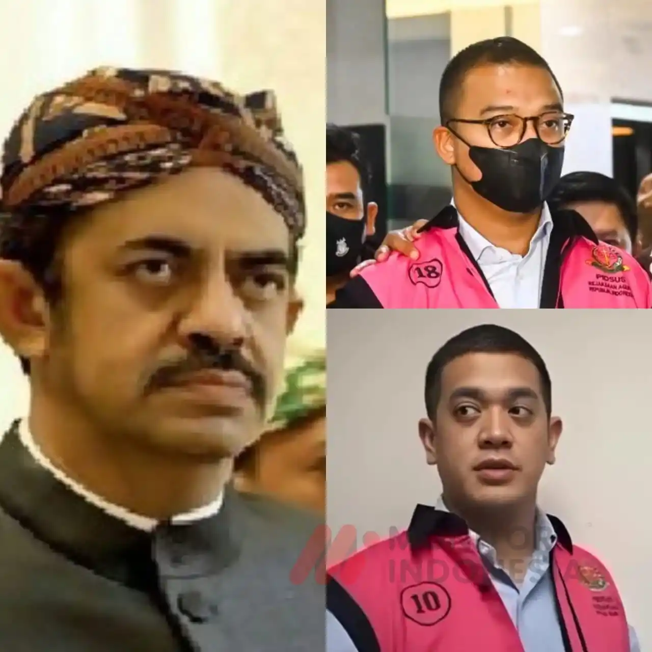 Muhammad Riza Chalid (kiri), Muhammad Kerry Andrianto Riza (kanan bawah) dan Gading Ramadhan Joede (kanan atas) (Foto: Kolase MI/Aswan)