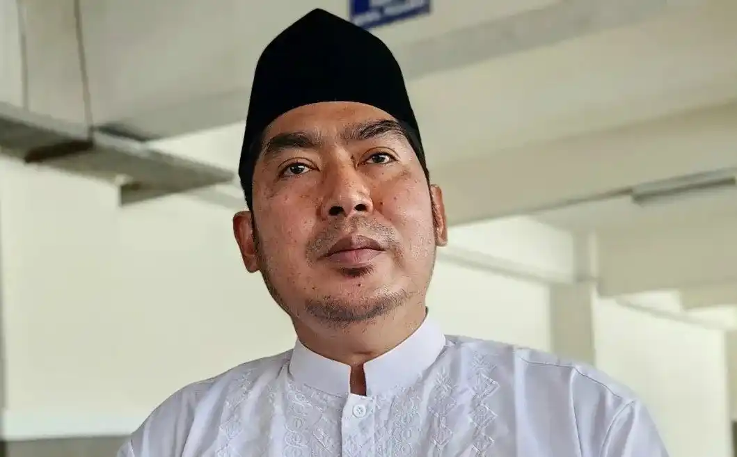 Ketua Yayasan Silmi Kaffah Rancamulya KH Ahmad Yazid di sela pemeriksaa sebagai saksi di Kejati Jateng di Semarang, Rabu (13/8/2025).