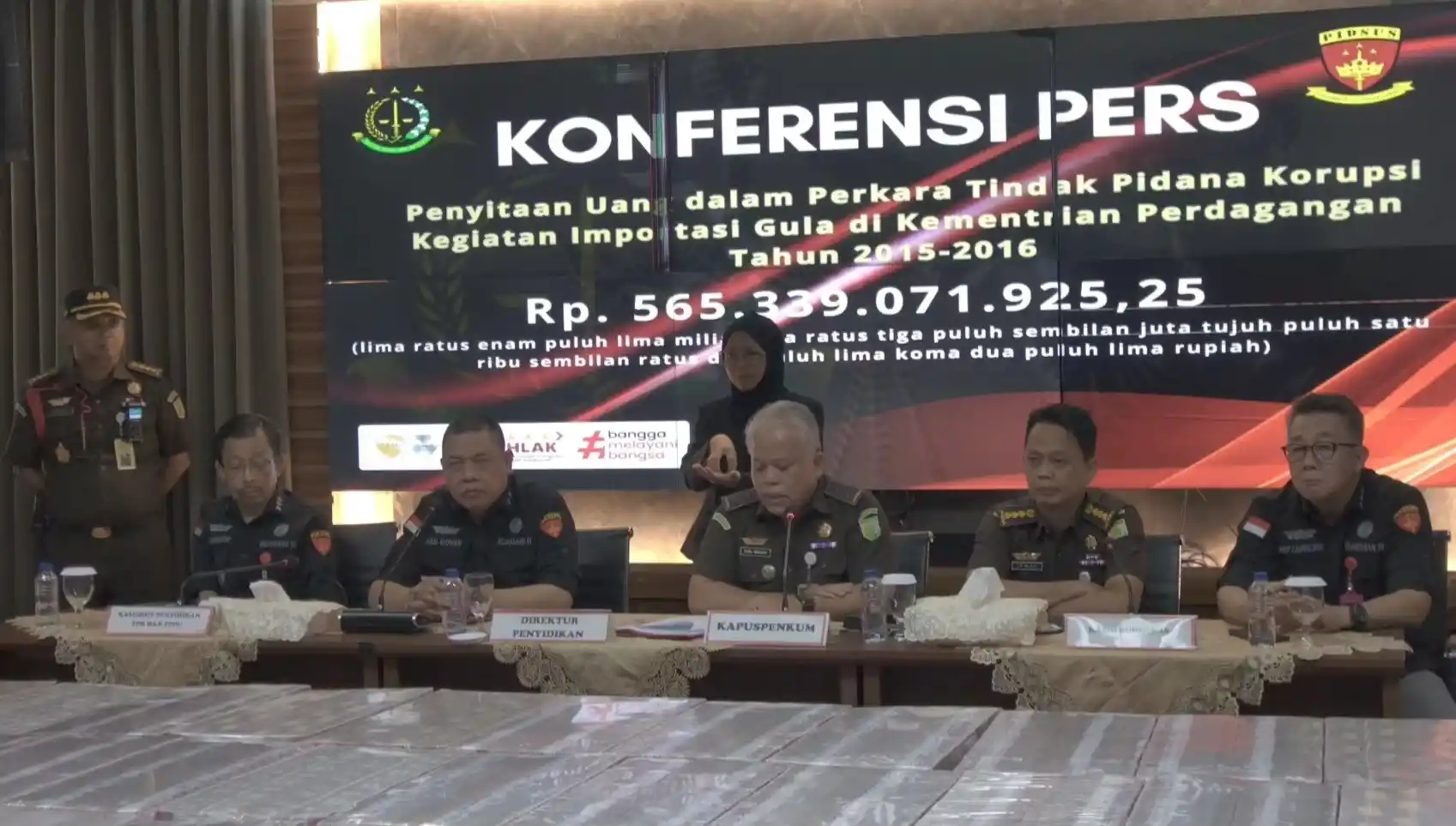 Konferensi Pers Kejaksaan Agung (Kejagung) RI (Foto:Ist)