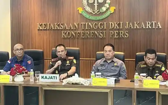 Kejaksaan Tinggi (Kejati) Jakarta Patris Yusrian Jaya mengungkapkan, dugaan tindak pidana korupsi yang terjadi di Dinas Kebudayaan (Disbud) Jakarta. (Foto: Dok MI/Ist/Net)