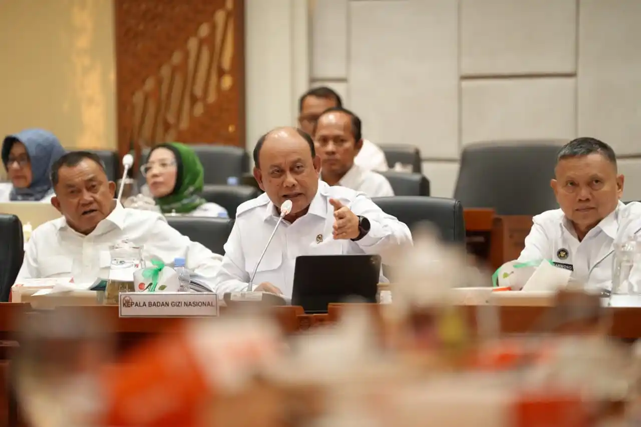 Kepala BGN Dadan Hindayana dalam Rapat Dengar Pendapat (RDP) bersama Komisi IX DPR (Dok. MI)