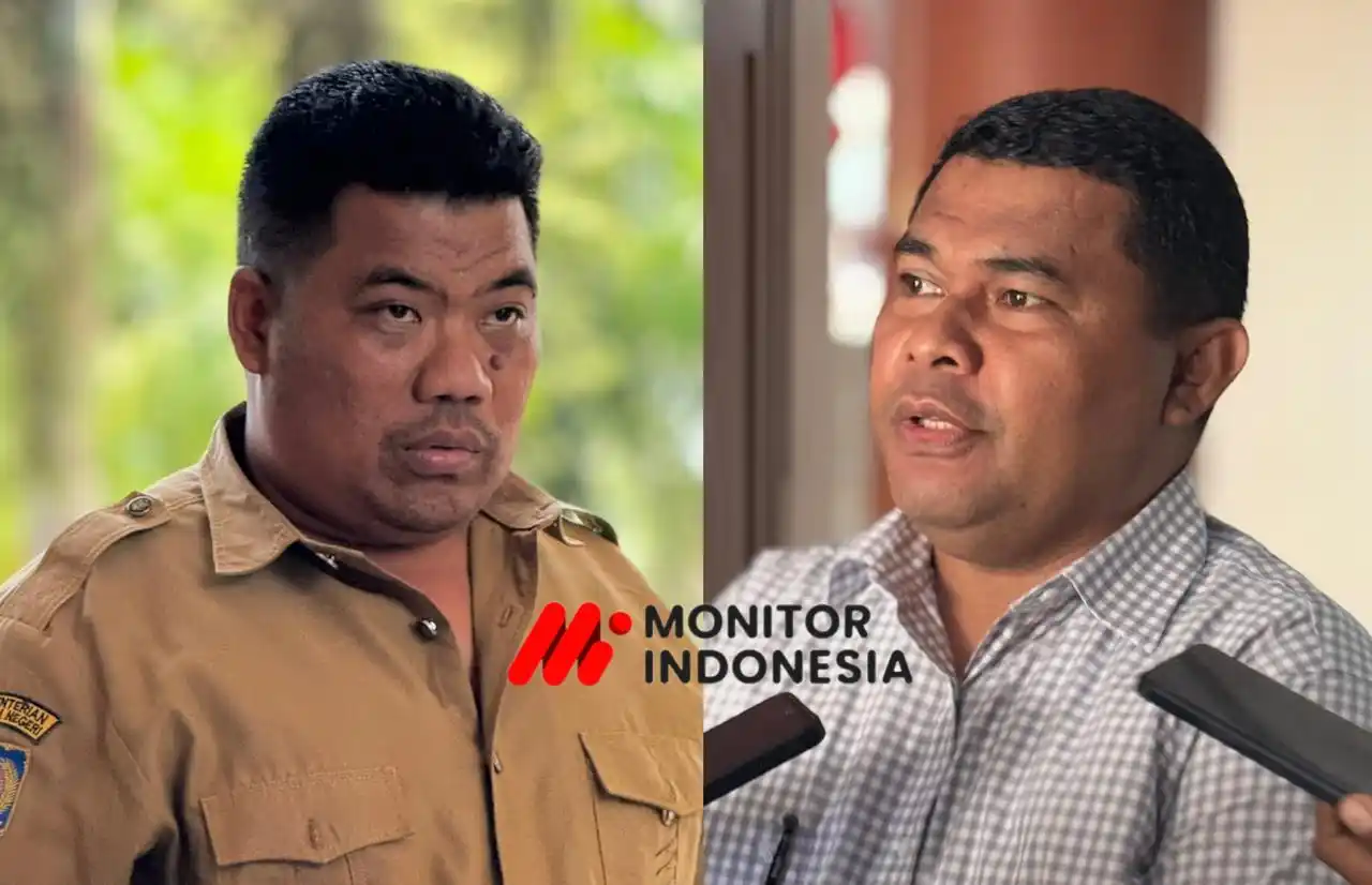 Kepala Dinas Nakertrans Malut, Marwan Polisiri (kanan) & Wakil Ketua Komisi II DPRD Malut, Said Banyo (kiri). (Foto: Dok: MI)