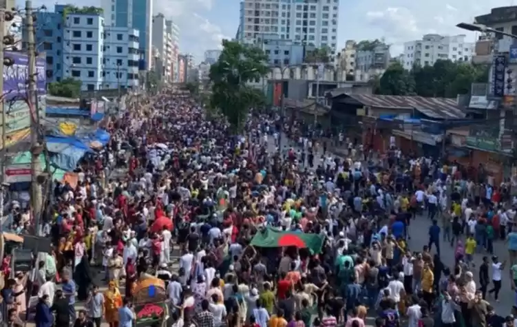 Ilustrasi - kerusuhan di Bangladesh. (Foto: Antara)