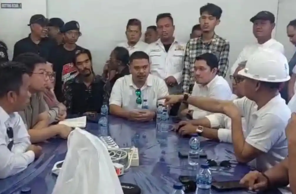 Ketua Kadin Cilegon, Muhammad Salim, diperiksa Polda Banten terkait pernyataan meminta proyek Rp5 triliun tanpa lelang (Foto: Dok MI/Istimewa)