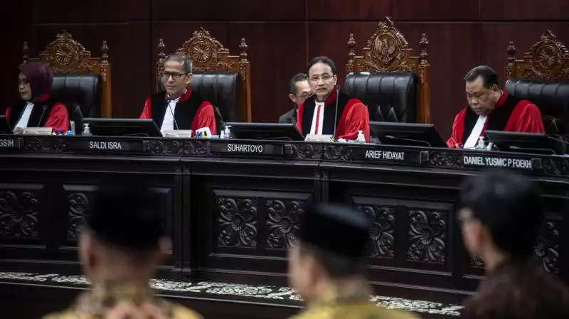 Suasana sidang perdana perselisihan hasil Pilpres 2024 (Foto: Istimewa)