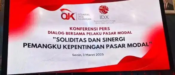 Konferensi Pers Dialog Bersama Pelaku Pasar Modal (Foto: Repro)