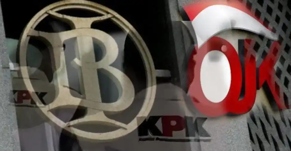 Kasus dugaan korupsi penggunaan dana CSR BI atau Bank Indonesia dan Otoritas Jasa Keuangan (OJK) yang sedang disidik KPK memunculkan drama. KPK semula menyebut sudah ada dua tersangka, belakangan membantahnya. (Foto: Ilustrasi BI - OJK - KPK/Dok MI/Diolah dari berbagai sumber)