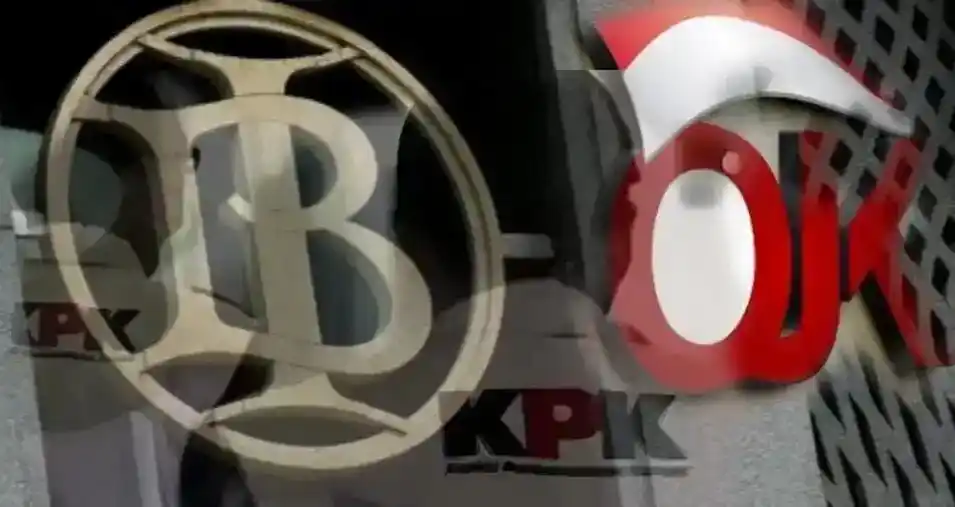 Ilustrasi - KPK - Bank Indonesia - Otoritas Jasa Keuangan (OJK) (Foto: Dok MI/Aswan/Olahan)