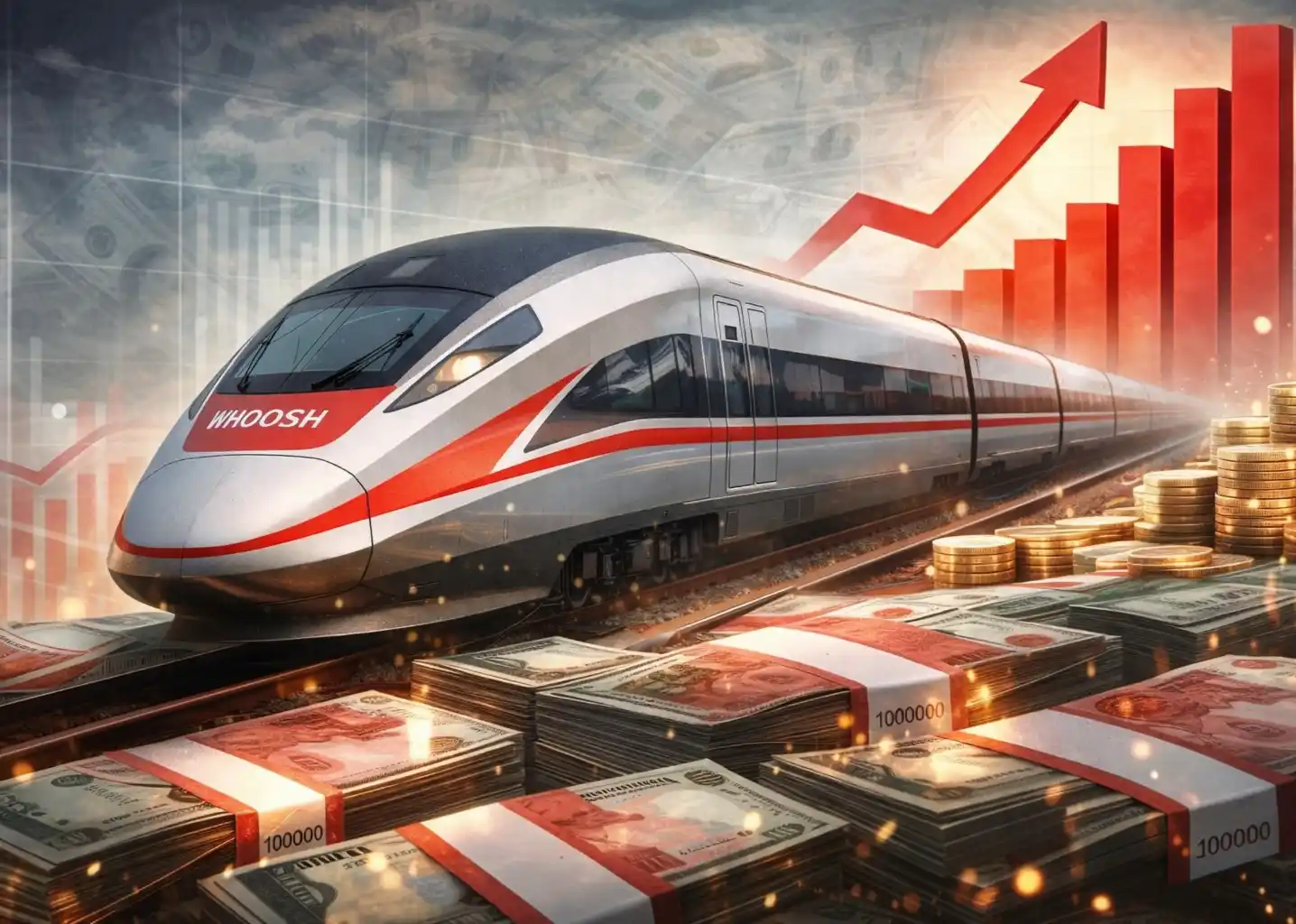 Ilustrasi proyek Kereta Cepat Jakarta–Bandung (Whoosh). Proyek strategis nasional ini disorot publik menyusul dugaan korupsi pengadaan lahan dan pembengkakan anggaran triliunan rupiah yang tengah diselidiki KPK (Foto: Dok MI/Aswan/Diolah dari berbagai sumber)