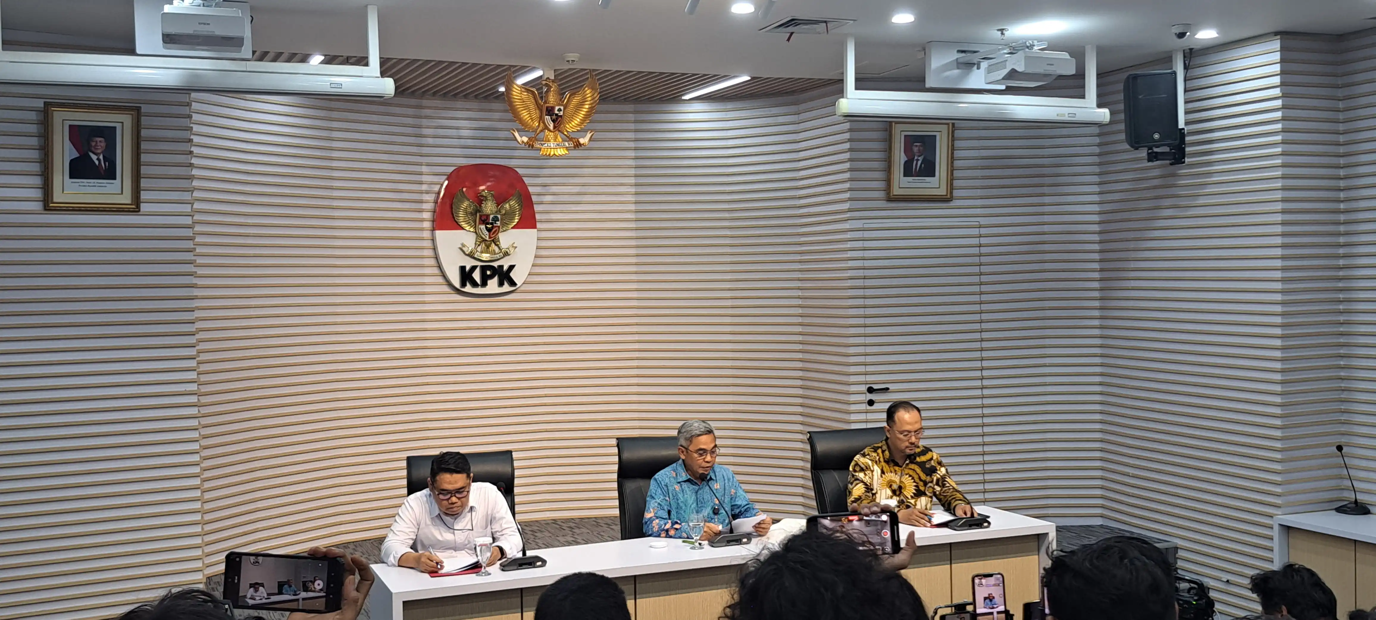 Konferensi pers KPK, Selasa (24/12/2024) (Foto: Dok MI/Aswan)