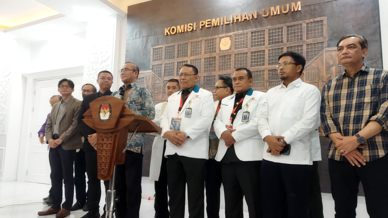 Ketua KPU RI, Hasyim Asy'ari di Kantor KPU RI. (Foto: Akbar Budi Prasetia/MI)