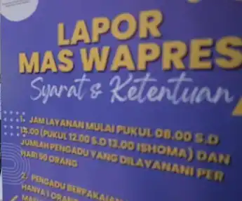 Lapor Mas Wapres (Foto: Istimewa)