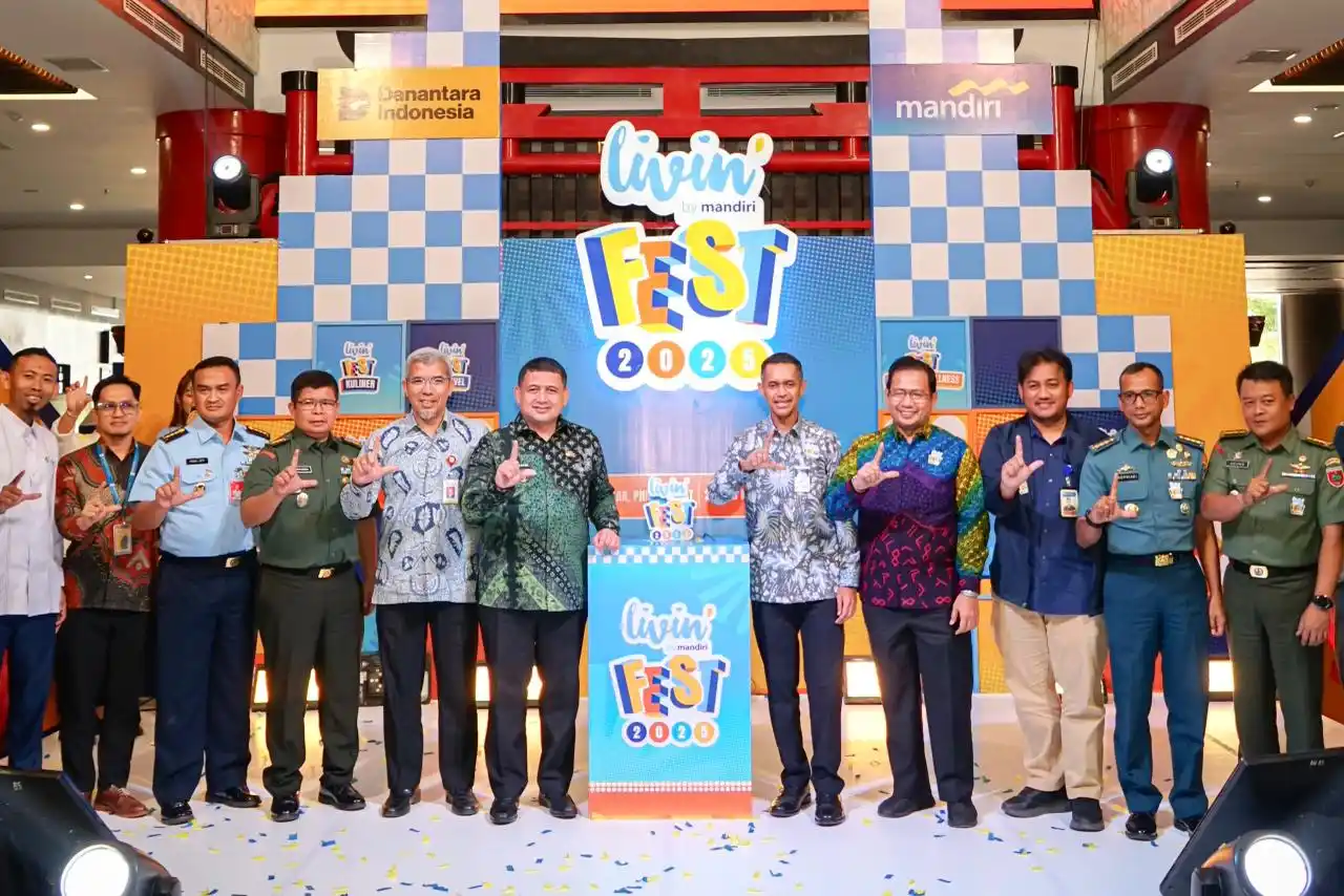 Bank Mandiri Resmi Buka Livin’ Fest 2025 di Balikpapan [Foto: Doc. Mandiri]