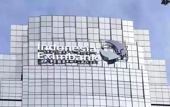 Gedung Lembaga Pembiayaan Ekspor Indonesia (LPEI) atau Eximbank Indonesia (Foto: Dok MI/Aswan)