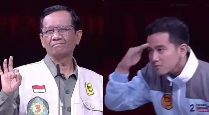 Mahafud Md (kiri) dan Gibran Rakabuming Raka (kanan) (Foto: Dok MI/Istimewa)