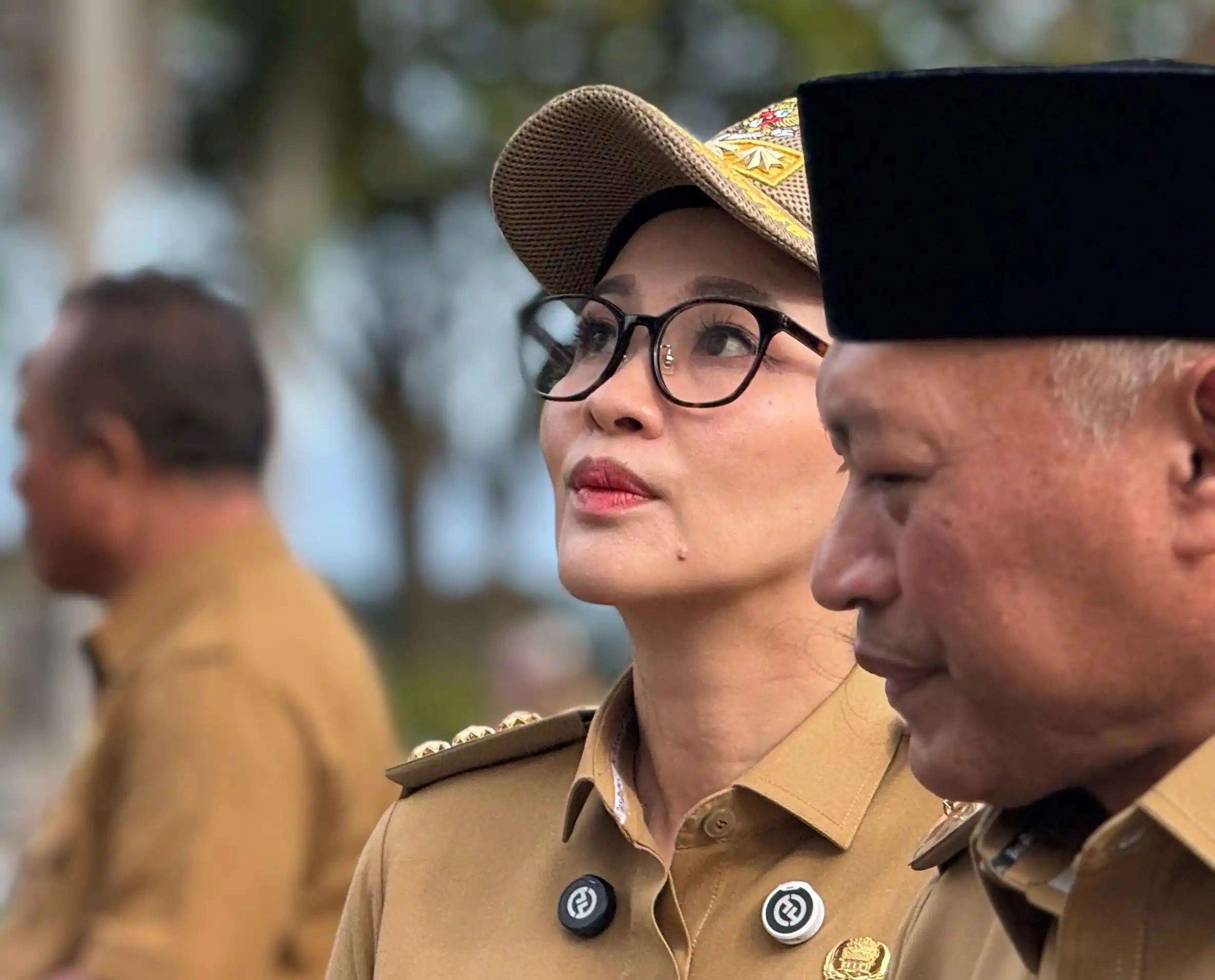 Gubernur Malut, Sherly Tjoanda dan Wakil Gubernur Sarbin Sehe (Foto: MI/Rais Dero)
