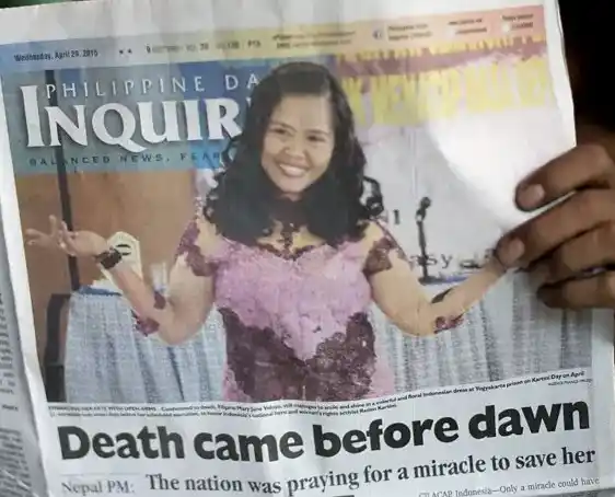 Terpidana Mati Narkoba, Mary Jane Veloso [Foto: Repro]