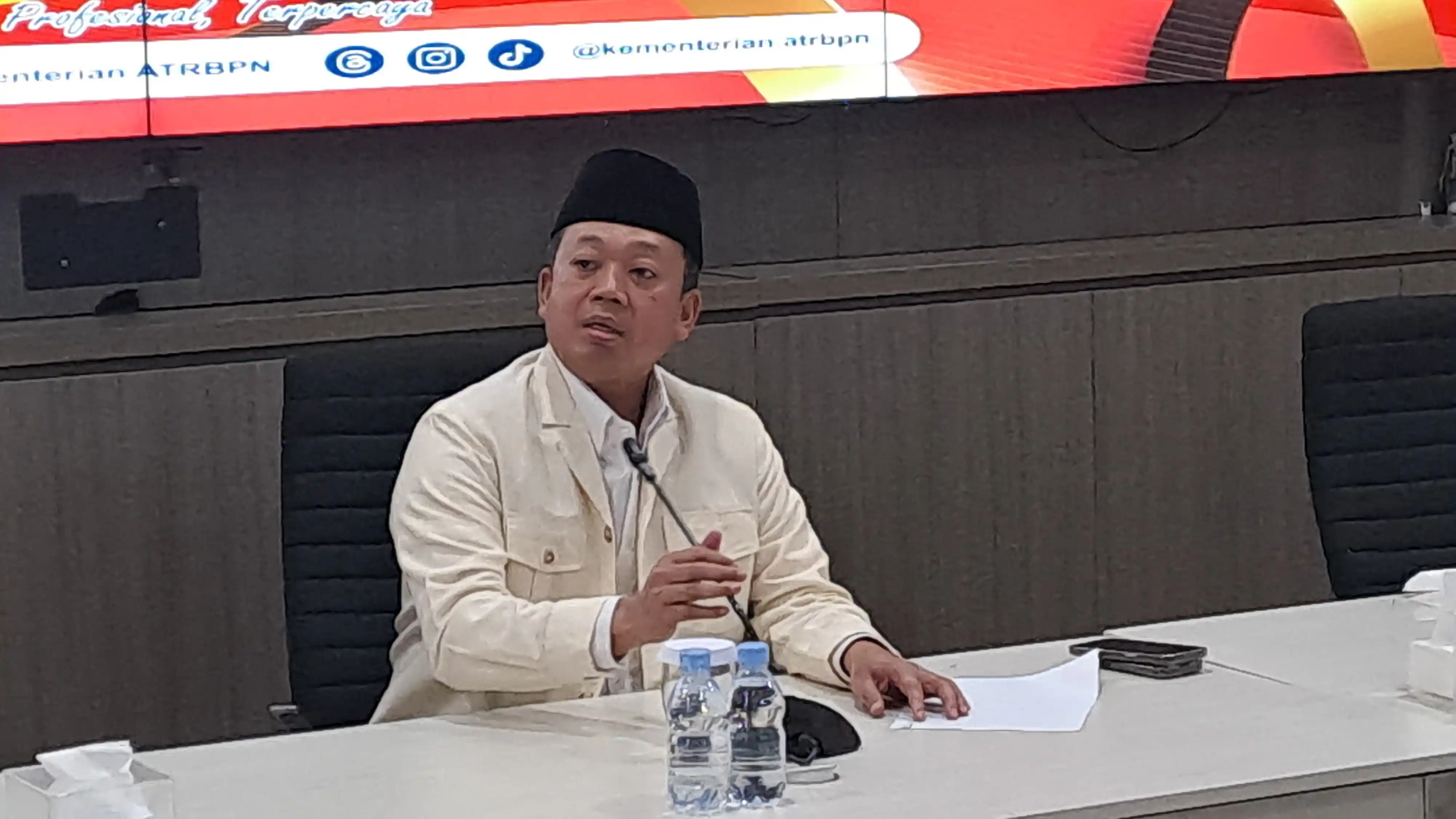 Menteri ATR/BPN Nusron Wahid. (Foto. Rizal)
