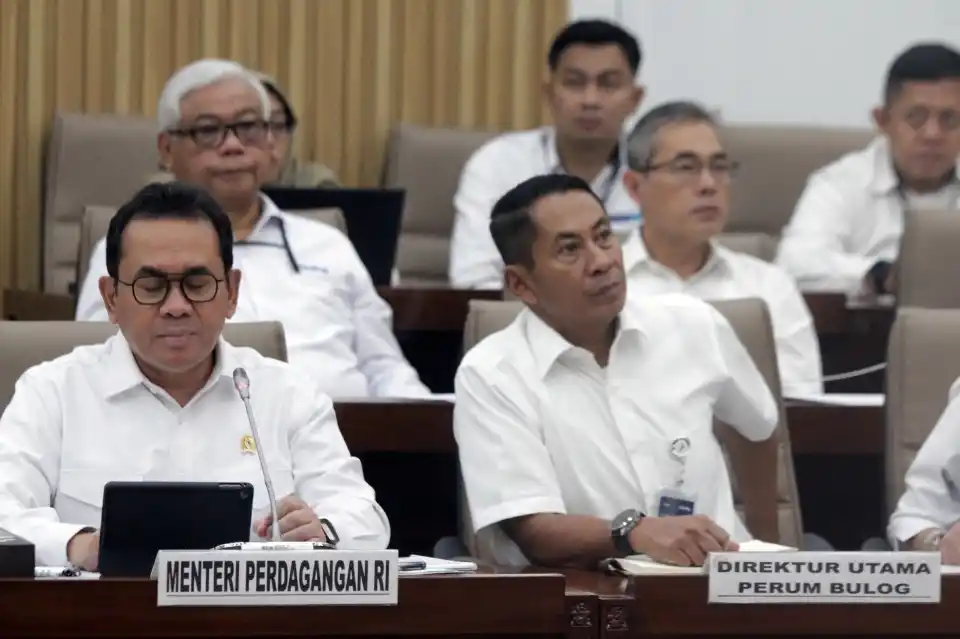 Menteri Perdagangan Budi Santoso saat raker dengan Komisi VI DPR. (Foto: Rizal)