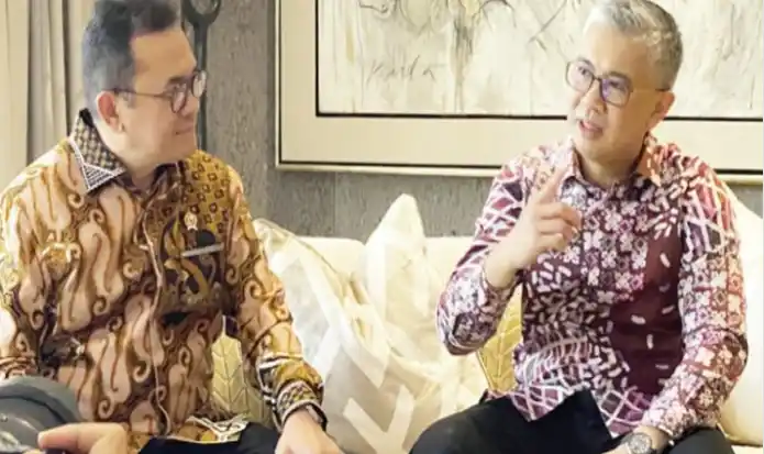 Menteri Perdagangan (Mendag) Budi Santoso dan Menteri Investasi, Perdagangan, dan Industri Malaysia, Tengku Datuk Seri Utama Zafrul Bin Tengku Abdul Aziz (Foto:Repro)