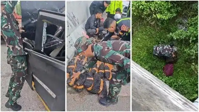 Mobil Pembawa Puluhan Ribu Ekstasi Kecelakaan di Tol Lampung (Foto: Istimewa)