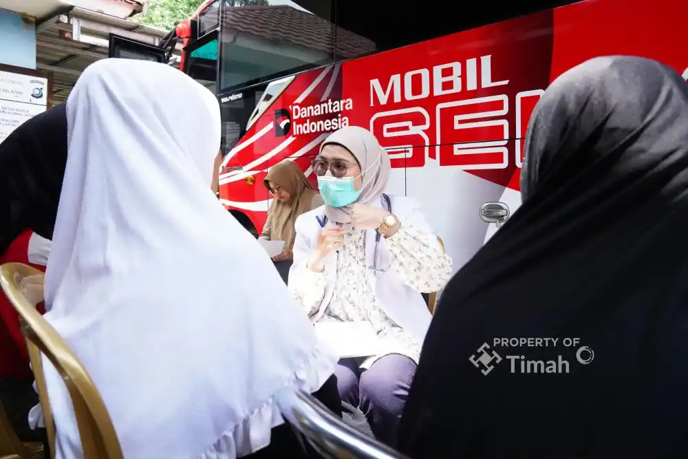 Mobil Sehat PT TIMAH Tbk Hadir di Desa Cambai [Foto: PT Timah]