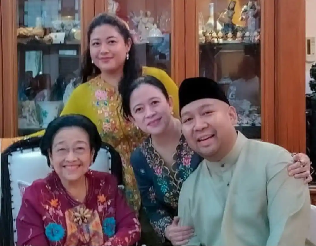 Momen saat Didit bersilahturahmi ke rumah Megawati (Foto: Instagram/@puanmaharaniri)