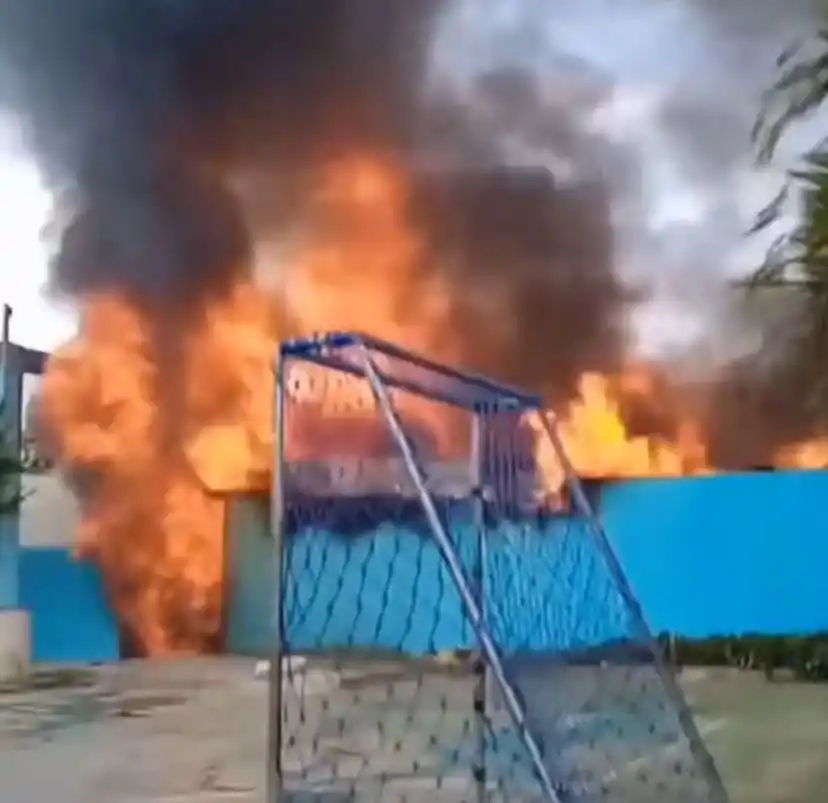 MTS Sa Adah Depok Kebakaran [Foto: Instagram/@depokinfo24jam]