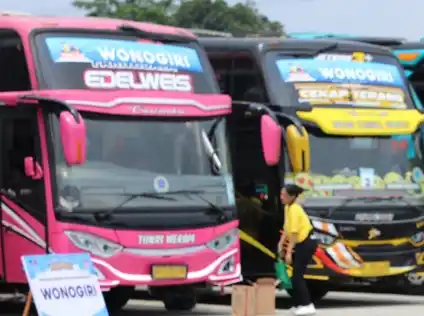 Illustrasi Bus Mudik Gratis
