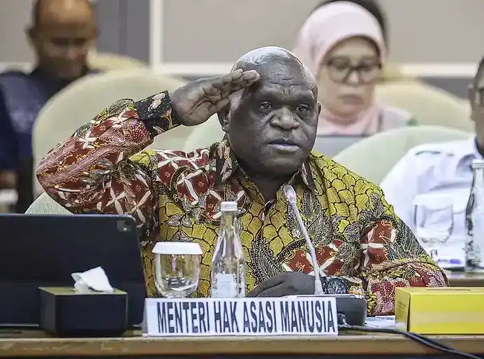 Menteri Hak Asasi Manusia (Menham), Natalius Pigai (Foto: Dok MI/Elvis)