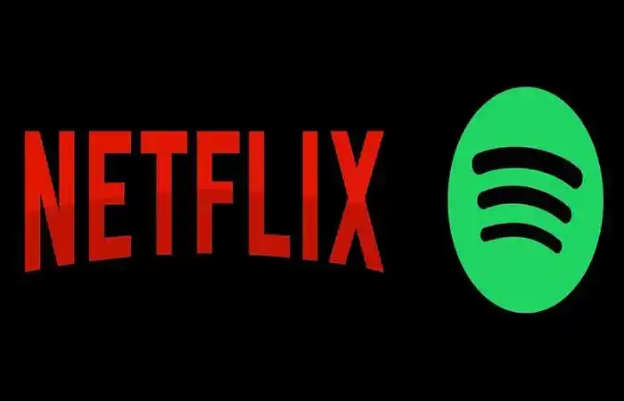 Ilustrasi Netflix dan Spotify (Foto: Ist)
