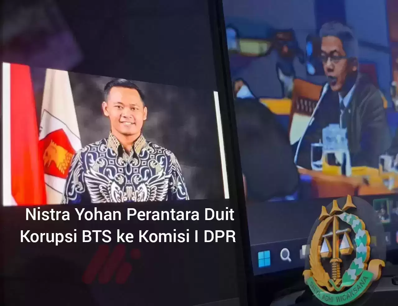 Nistra Yohan diduga perantara saweran uang korupsi BTS Kominfo Rp 70 M ke Komisi I DPR RI (Foto: Dok MI)