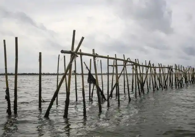 Pagar Laut 30 KM di Tangerang (Foto: Repro)