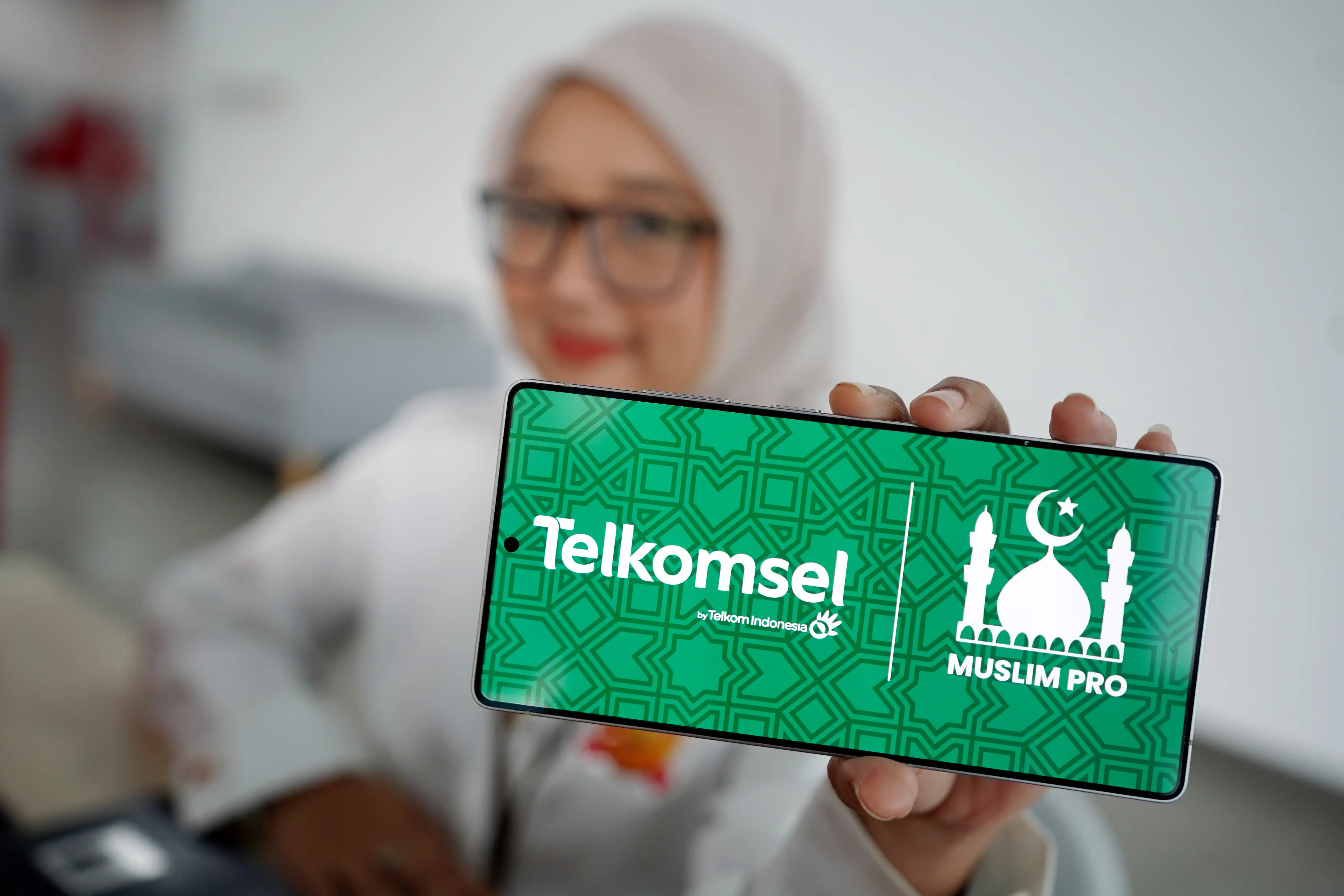 Telkomsel berkolaborasi dengan Muslim Pro hadirkan Paket Bundling Telkomsel x Muslim Pro secara eksklusif di aplikasi MyTelkomsel. [Foto: Doc. Telkomsel]