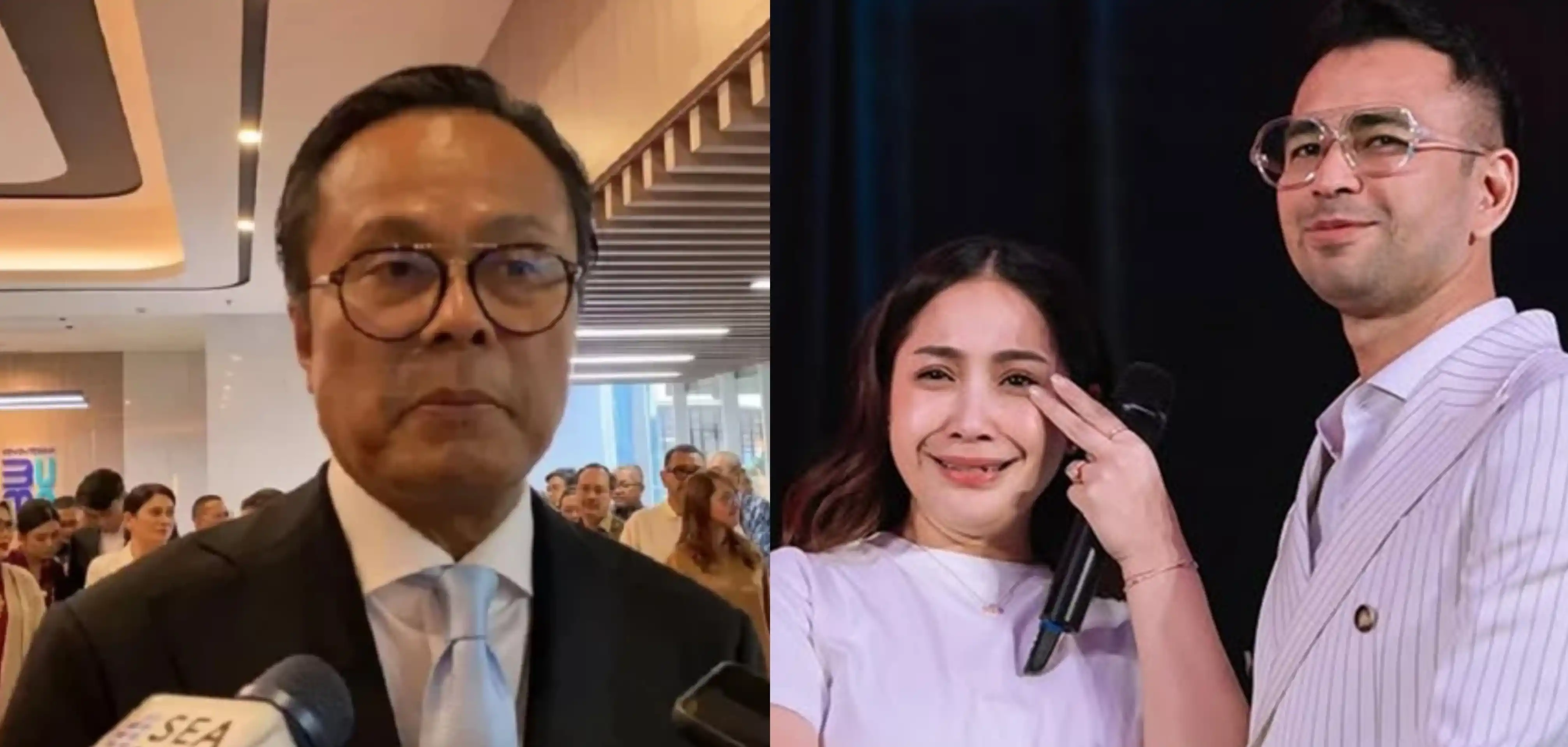 Nagita Slavina-Raffi Ahmad (kanan) dan Dony Oskaria (kiri) (Foto: Kolase MI)