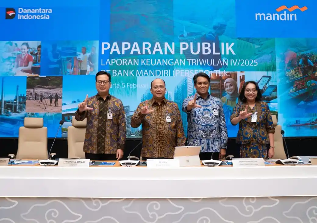Paparan Publik Laporan Keuangan Triwulan IV/2025 Bank Mandiri (Foto: Dok Bank Mandiri)