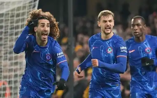 Selebrasi para pemain Chelsea (Foto: Ist)