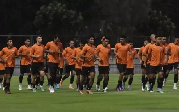 Persija Jakarta saat latihan. [Foto: ANTARA]