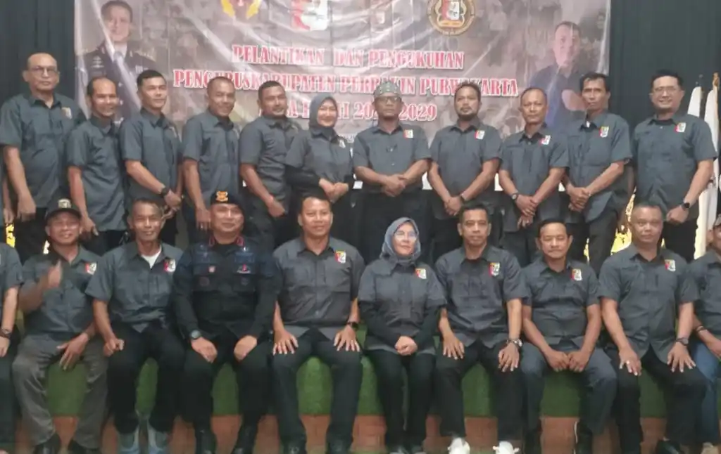Para pengurus Perbakin Purwakarta periode 2025-2029 yang baru dilantik (Foto: Dok/Koswara/MI)