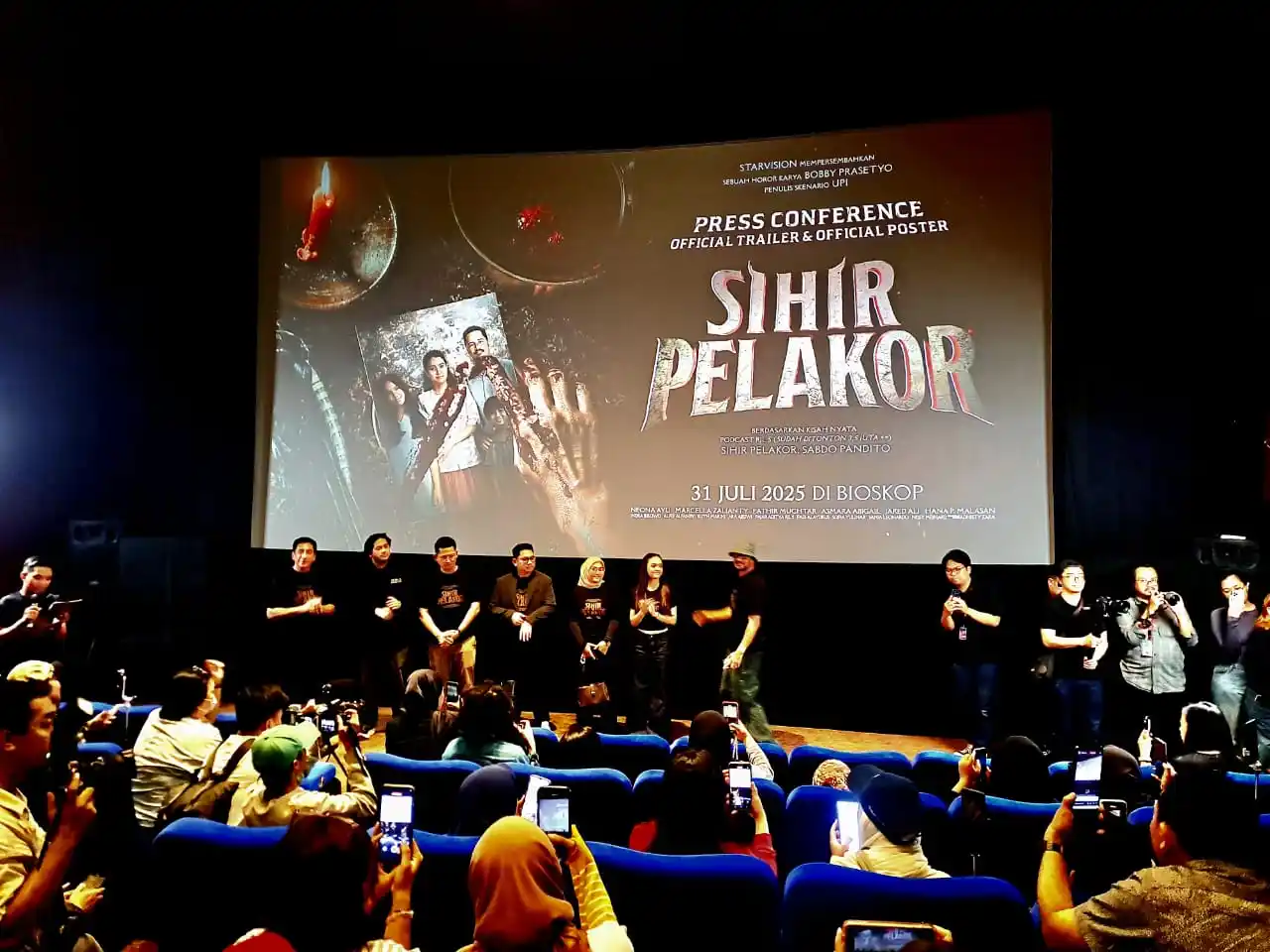Peluncuran trailer film Sihir Pelakor (Foto. Rizal)