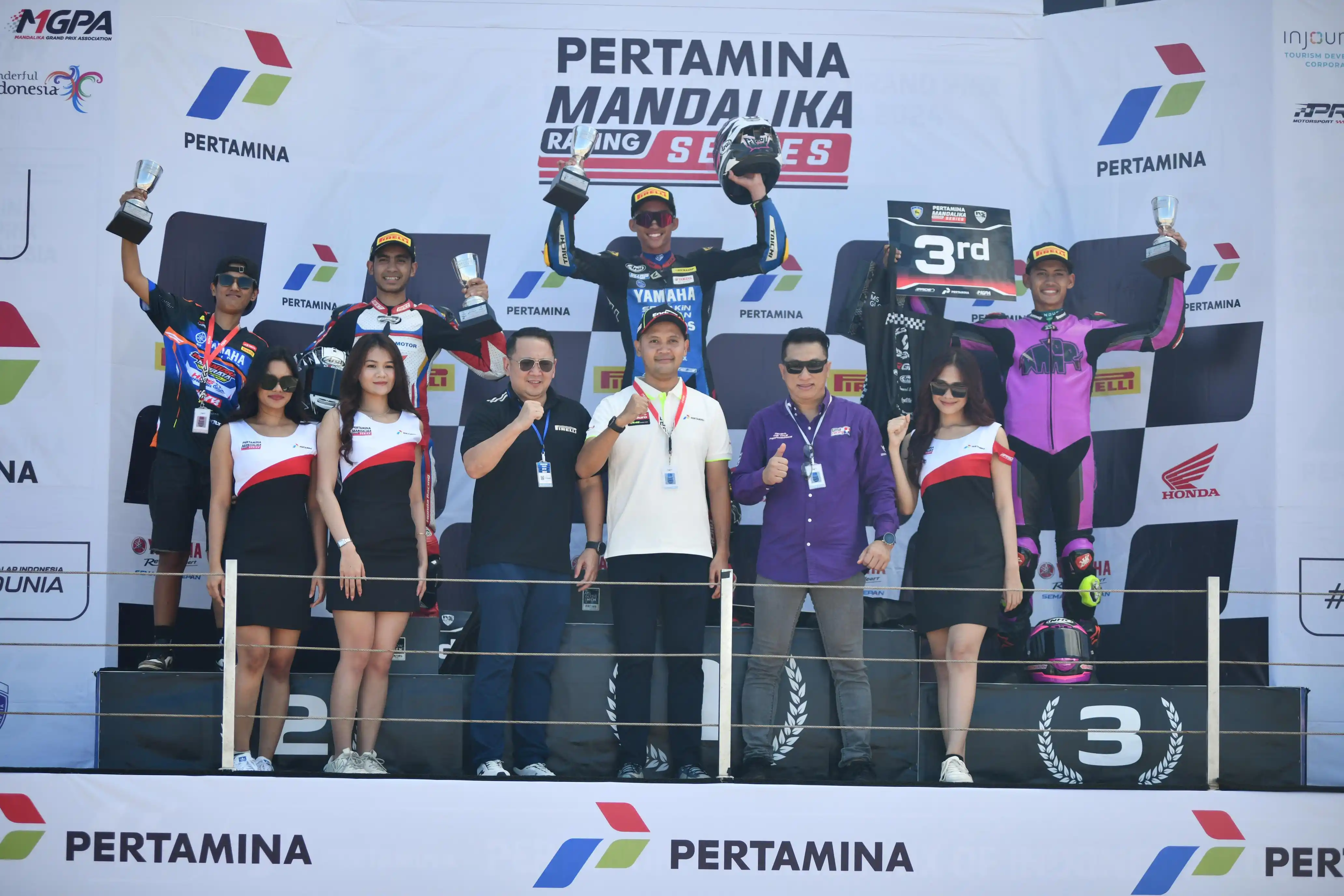 Para Juara Pertamina Mandalika Racing Series 2025 Putaran Pertama [Foto: Doc. Pertamina]
